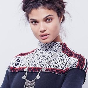 Free People "Snow Bunny" Pullover Sweater | Size S